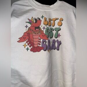 Mardi Gras inspired Sweatshirt